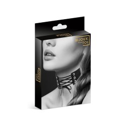 SublimLove Loveshop 42 Collier Noir Ras de Cou avec Laçage