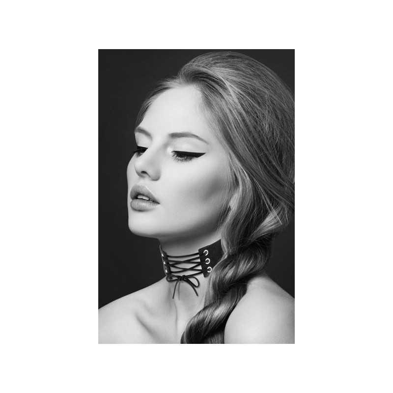 SublimLove Loveshop 42 Collier Noir Ras de Cou avec Laçage SublimLove Loveshop 42 Collier Noir Ras de Cou avec Laçage