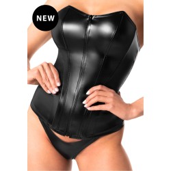 SublimLove Loveshop 42 Corset wetlook noir zip