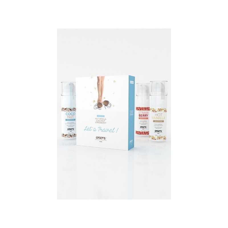 SublimLove Loveshop 42 Coffret de 3 Huiles de Massage Gourmandes
