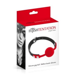 SublimLove Loveshop 42 Bâillon Boule Noire et Rouge