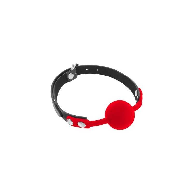 SublimLove Loveshop 42 Bâillon Boule Noire et Rouge