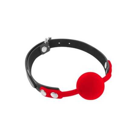 SublimLove Loveshop 42 Bâillon Boule Noire et Rouge